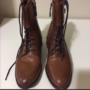 New Massimo Dutti Leather Boots size 7